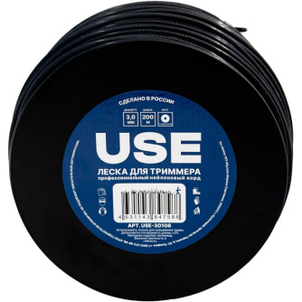 Купить Леска USE 3.0*200 м (круг с сердечником) катушка   USE-30106 фото №1