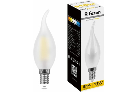 Купить Лампа светодиодная   11W  230V E14 2700K матовая  LB-714  FERON фото №1