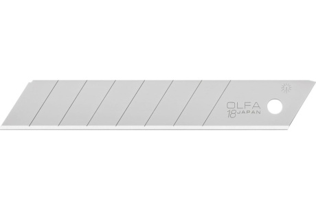 Купить Сегментированное лезвие OLFA 18 мм  10 шт  в боксе OL-LB-10 фото №1