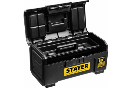 Купить Пластиковый ящик для инструмента STAYER Professional TOOLBOX-19 38167-19 фото №2